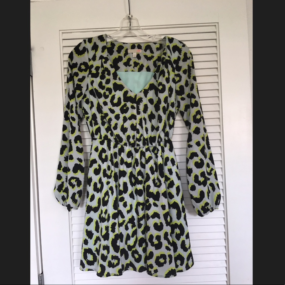 Giani Bini cheetah print dress